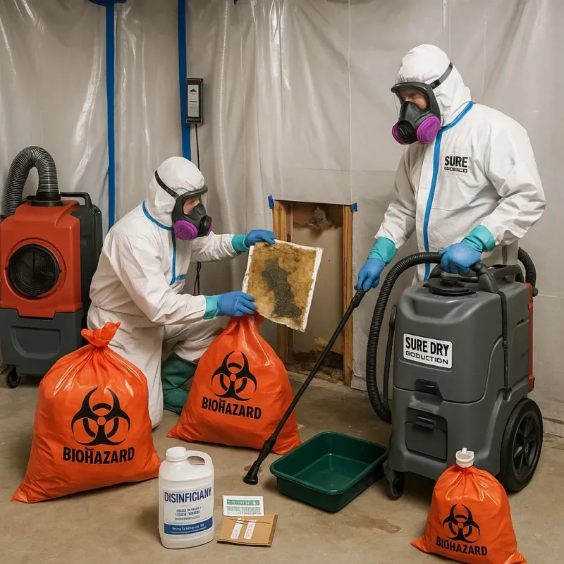 Contaminated Water Handling Protocols process in Cleveland County, NC