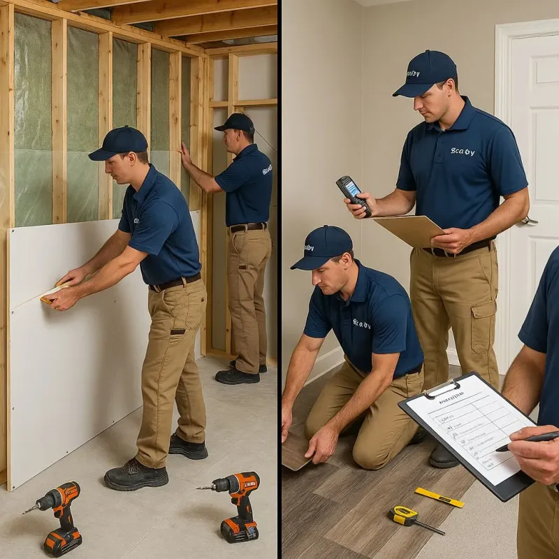 Repairs and Reconstruction process in Cleveland County, NC