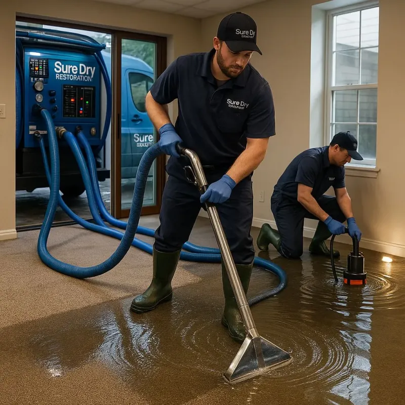 Water Extraction and Removal process in Cleveland County, NC